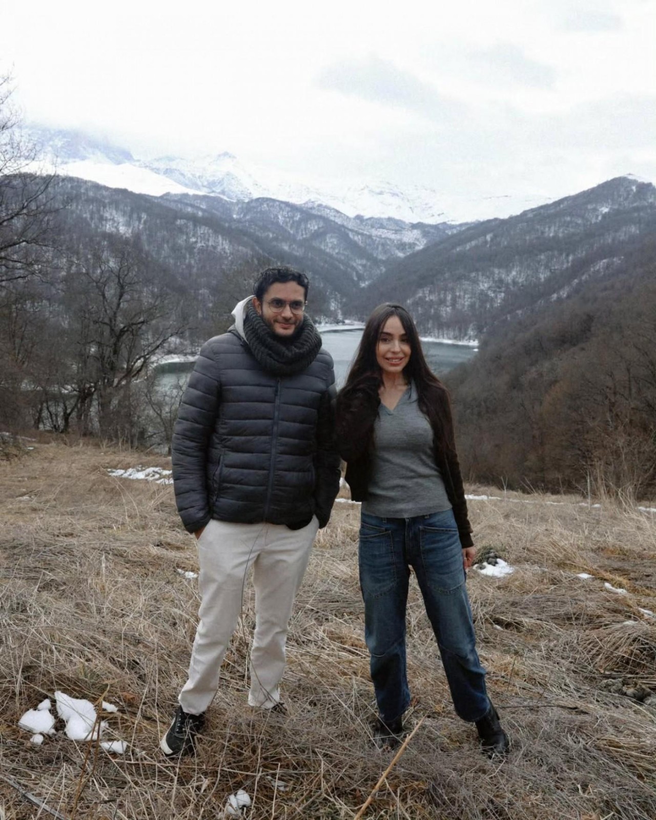 Leyla və Alena Əliyevalar Göygöldə - FOTOLAR